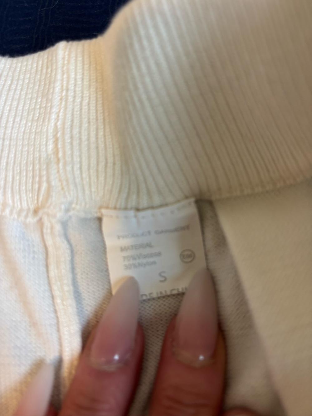 Lightweight Cream Harem Pants - Picture 2 of 3